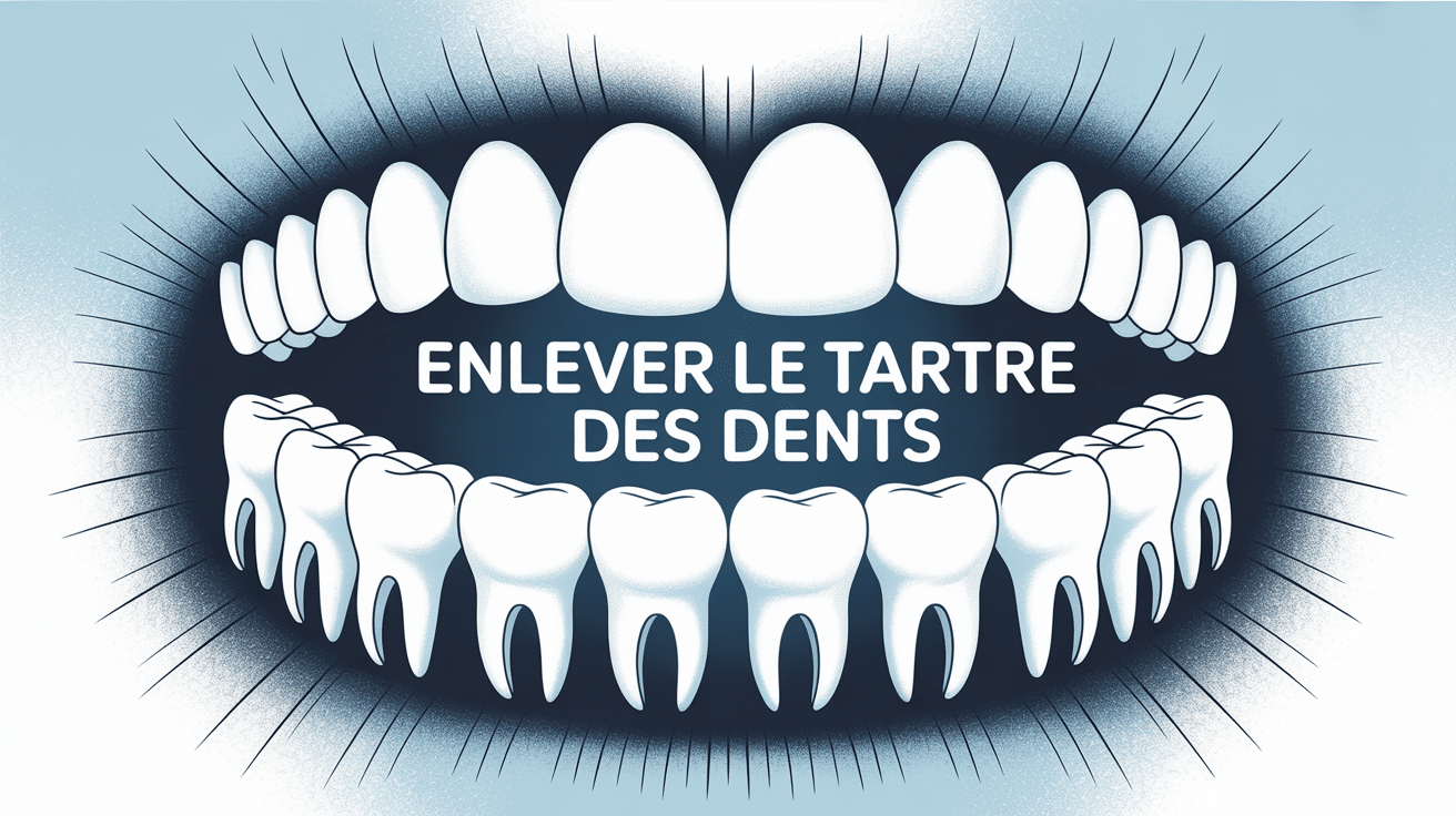 comment enlever le tartre des dents illustration dents blanches santé