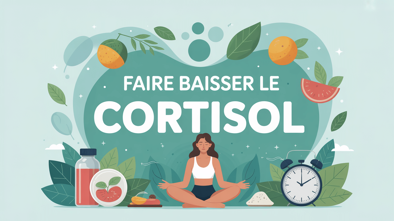 illustration sur comment faire baisser le cortisol, ambiance apaisante