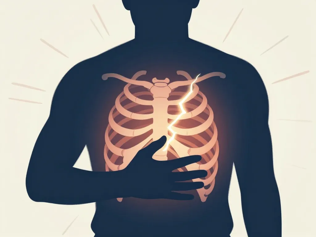 image cote félée symptômes douleur