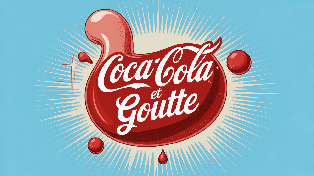 crise de goutte et coca-cola gros orteil douleur soda fond bleu