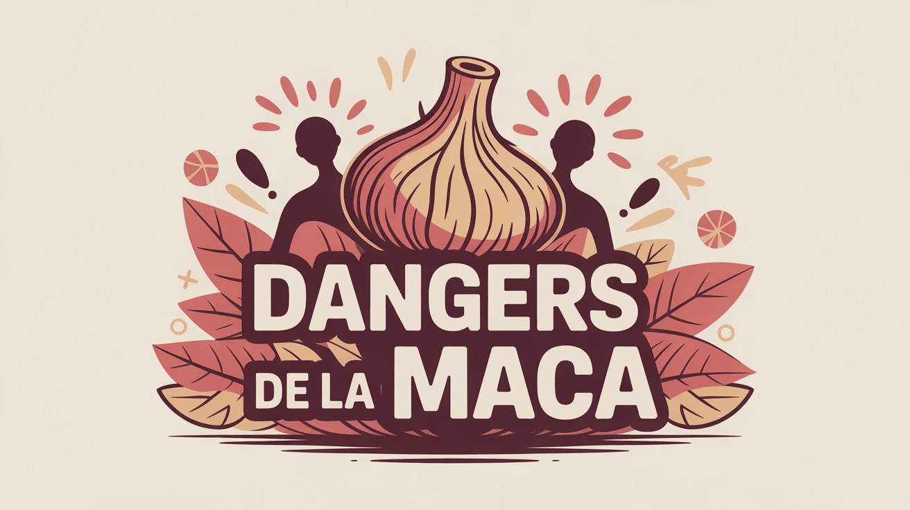 illustration vectorielle danger de la maca