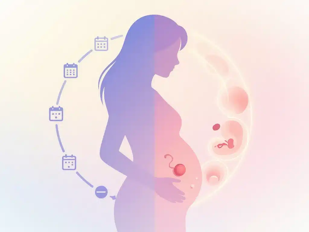 illustration comparant douleur poitrine règle ou grossesse