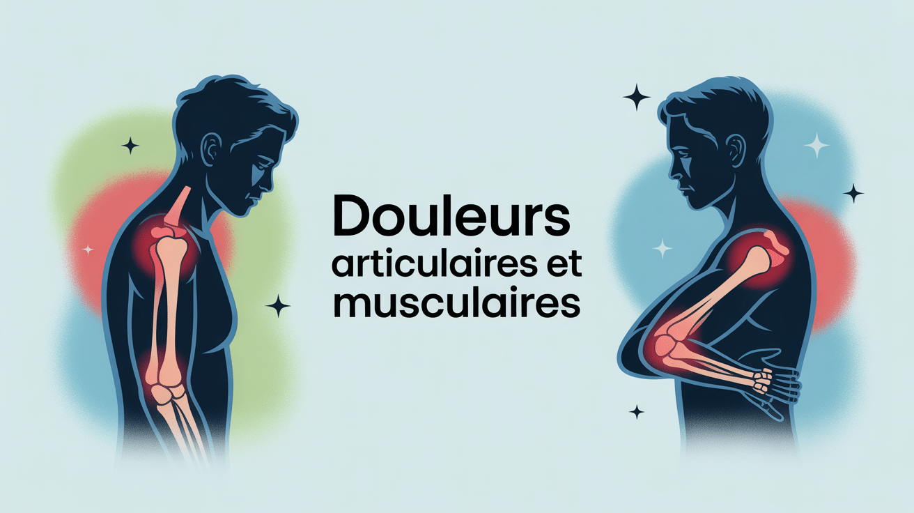 illustration douleurs articulaires et musculaires
