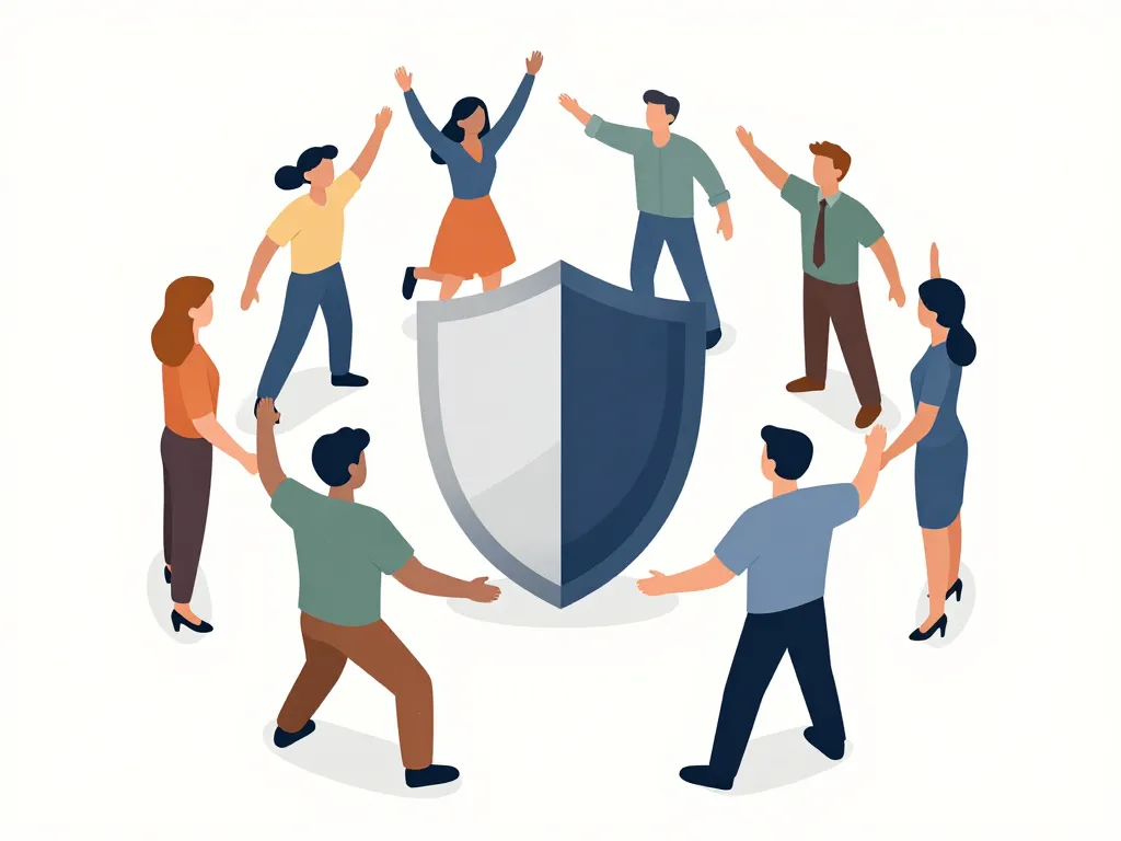 symbole role central faca shield securite