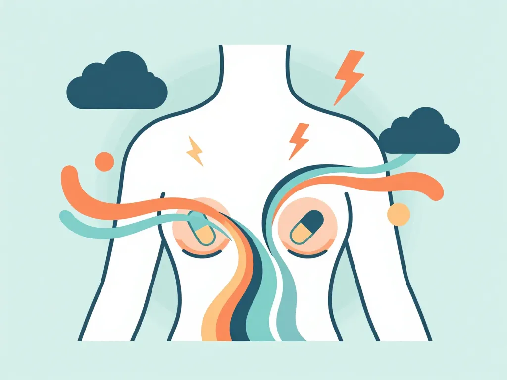 metaphore douleur poitrine règle ou grossesse hormones