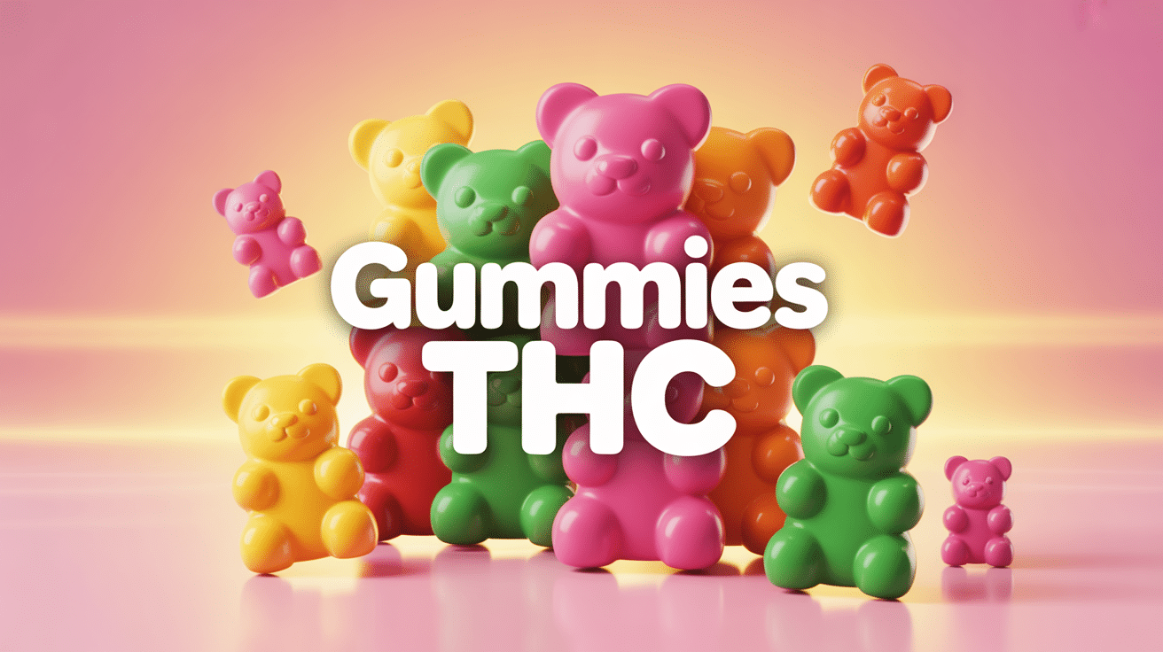 Illustration globale gummies thc responsables