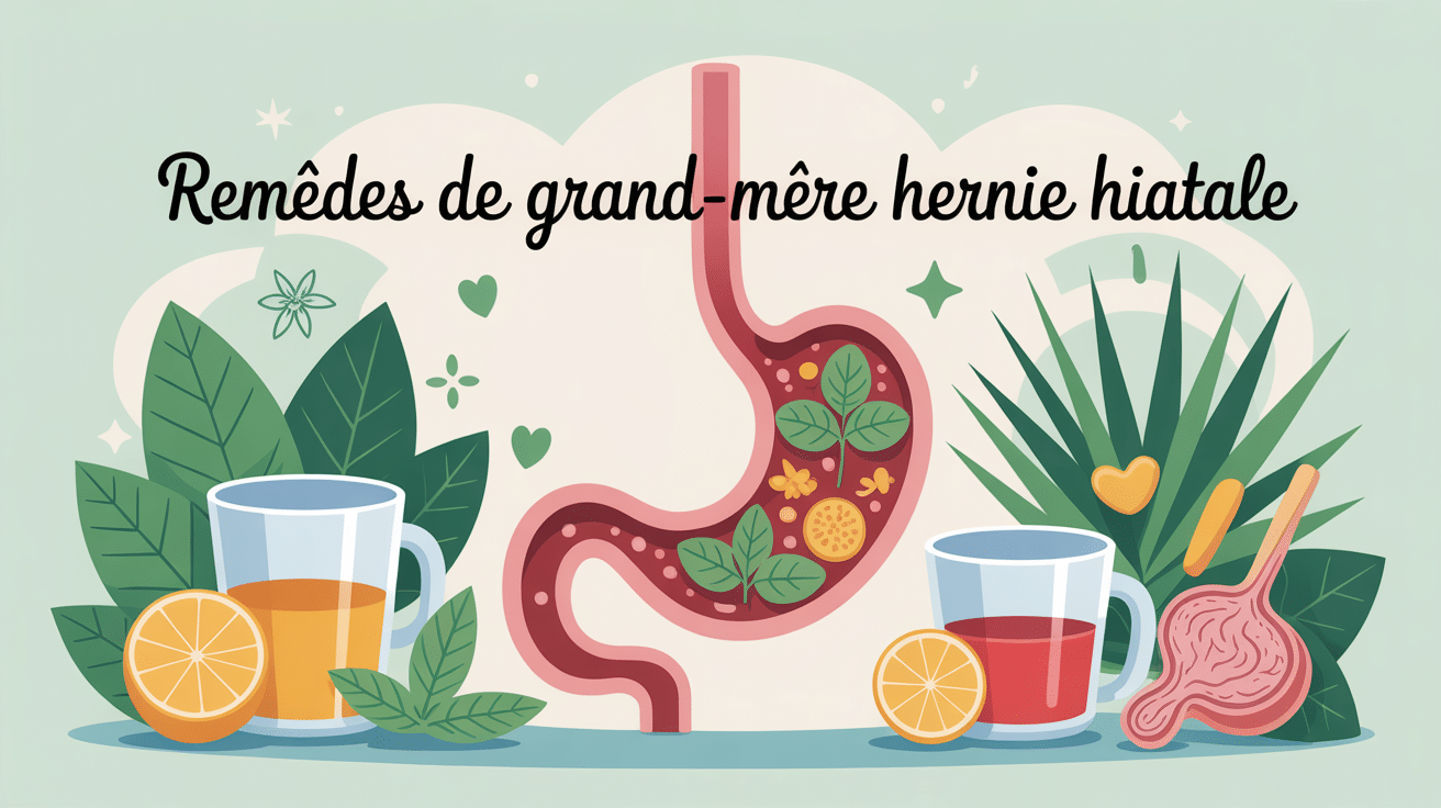 hernie hiatale remède de grand-mère illustration solutions naturelles