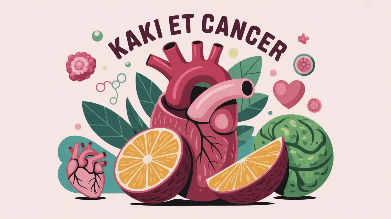 illustration kaki et cancer bienfaits précautions