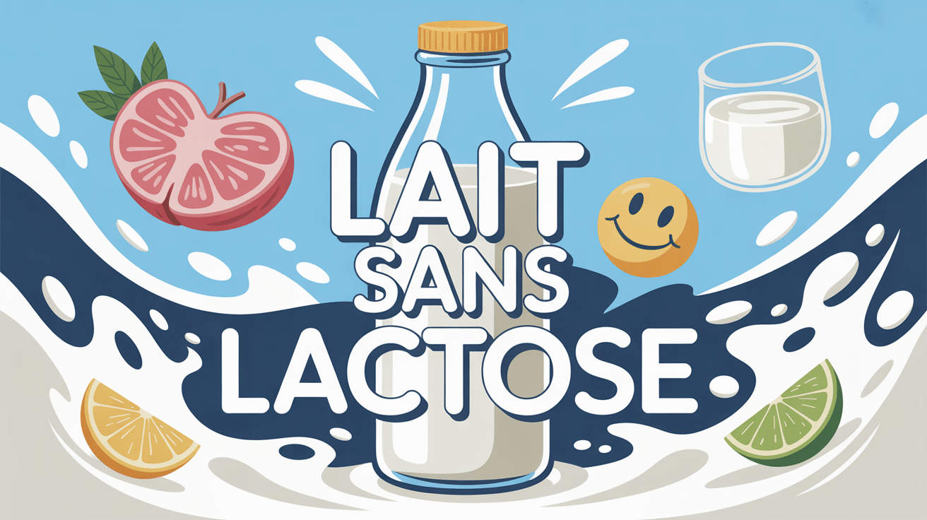 image bouteille lait sans lactose santé digestion facile