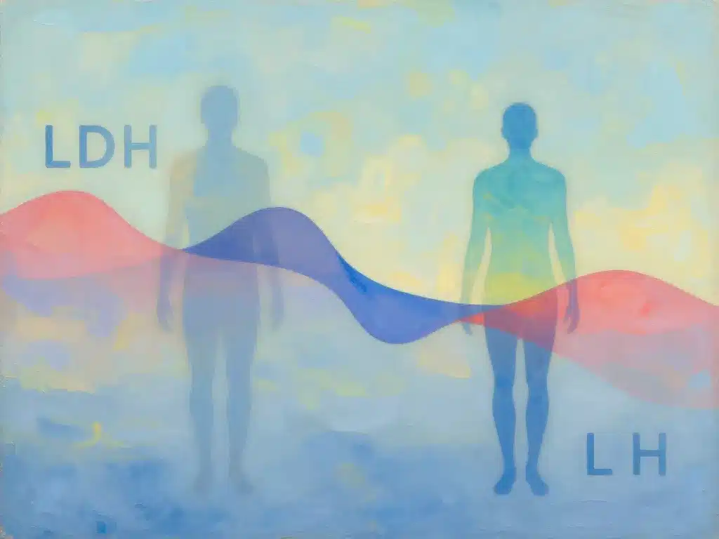 Illustration LDH prise de sang taux élevés ou bas santé