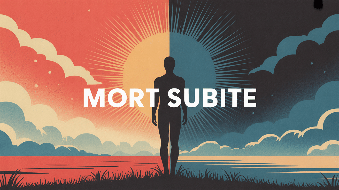 mort subite clair obscur image symbole vie et incertitude