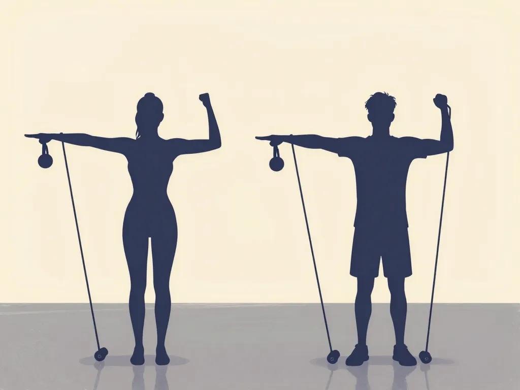 exercices muscles de l epaule renforcement avec bande