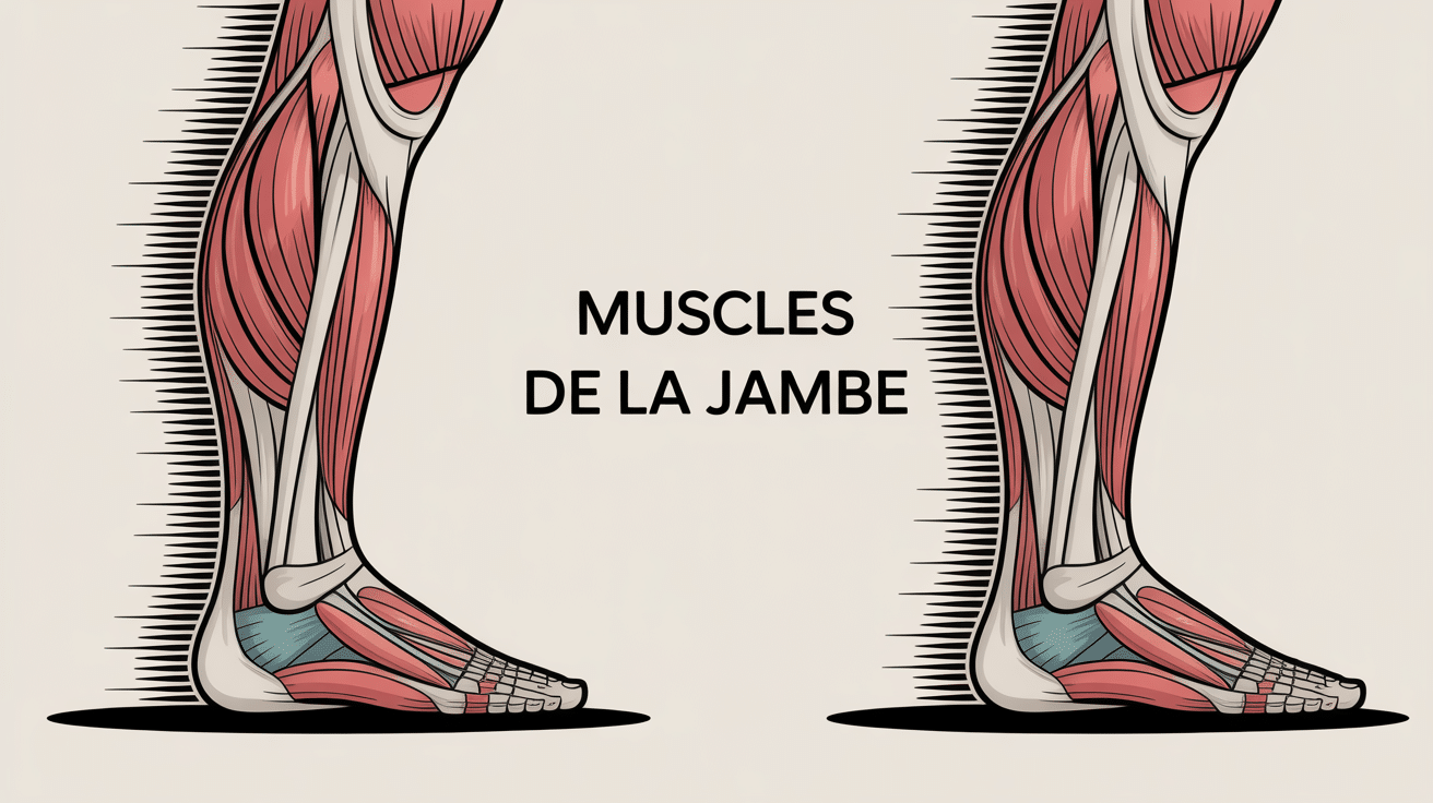 illustration des muscles de la jambe anatomie et fonction