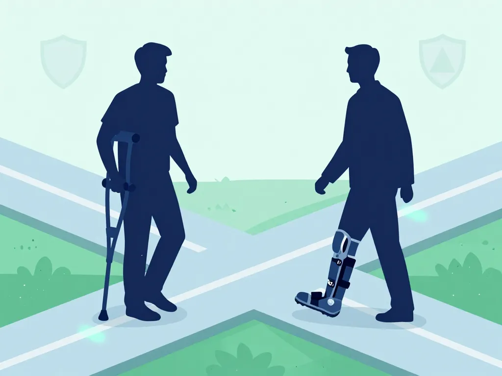 choix marche sans béquille avec botte orthopédique sécurité