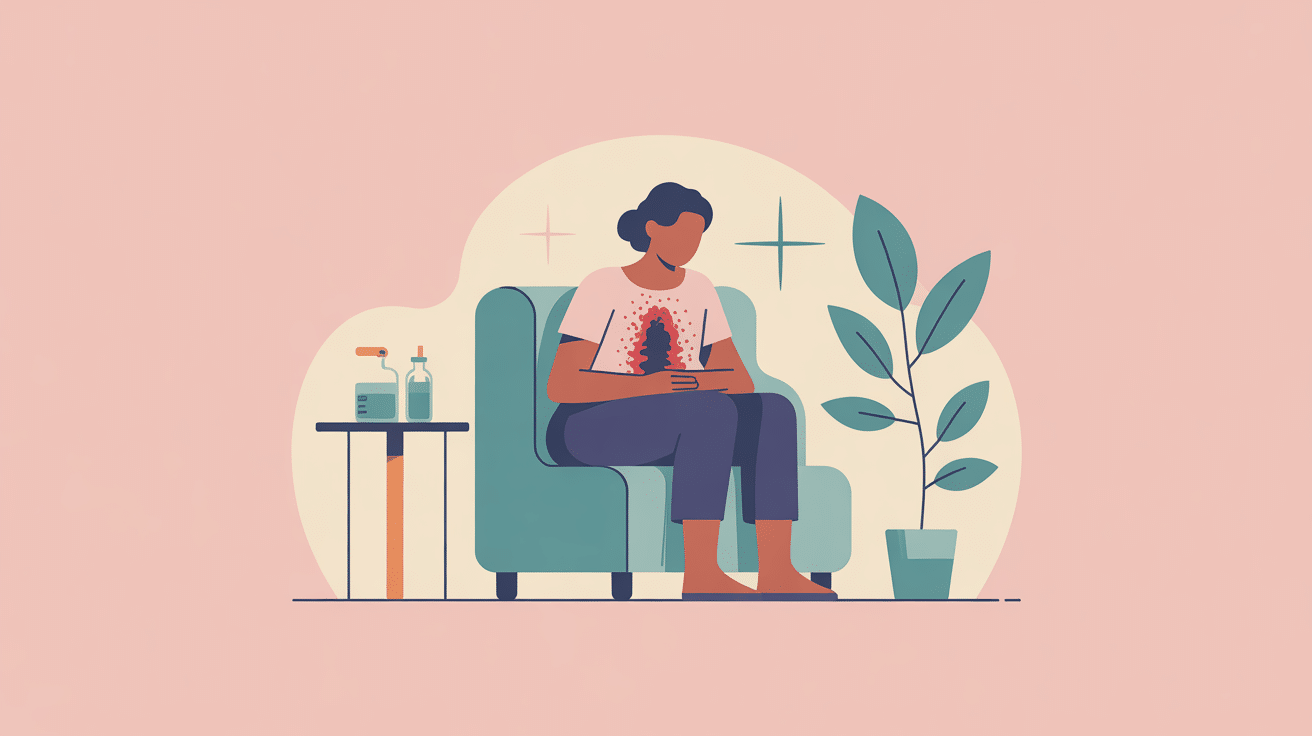 photo d'un hemoroide version illustrée et rassurante