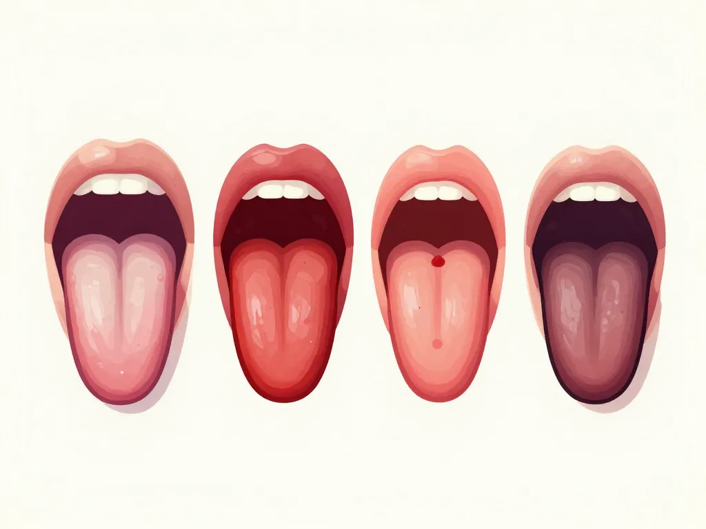 photo de la langue malade affections fréquentes en image