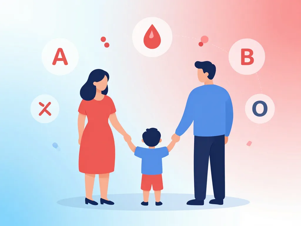 tableau groupe sanguin pere et mere bases inheritance