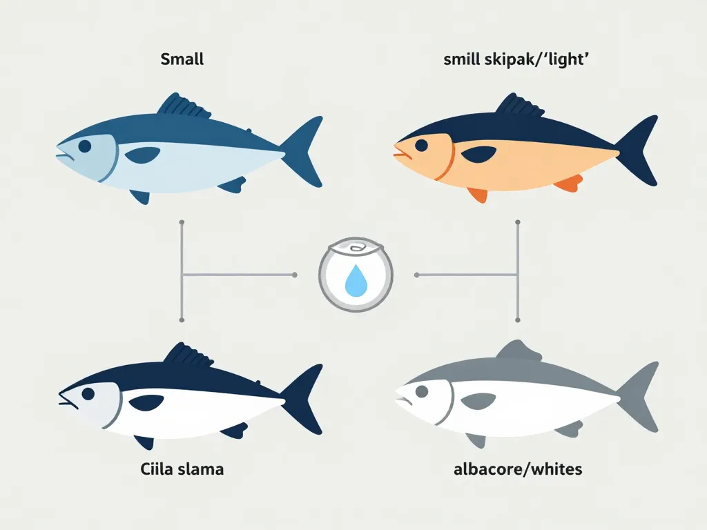 Comparatif types thon en boite enceinte diagramme choix