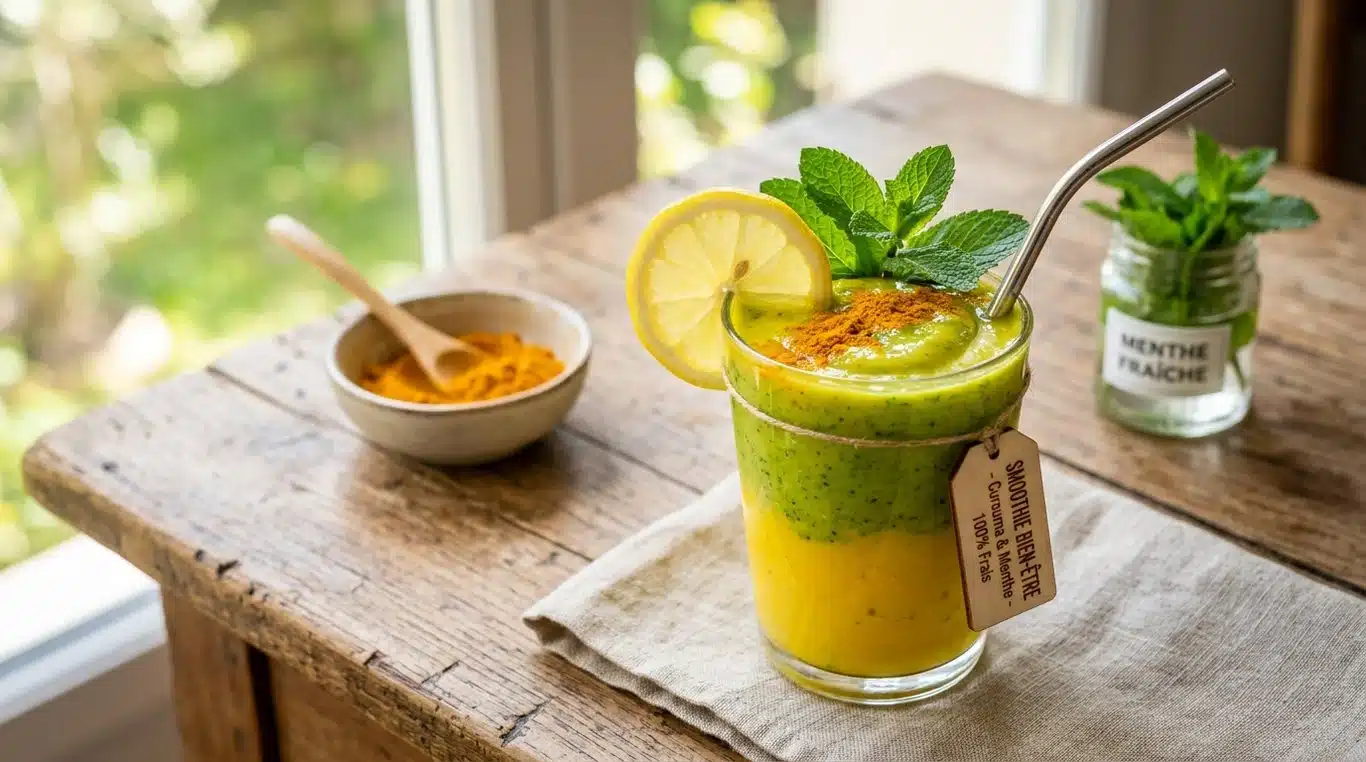 Smoothie Starter Métabolique au curcuma et gingembre