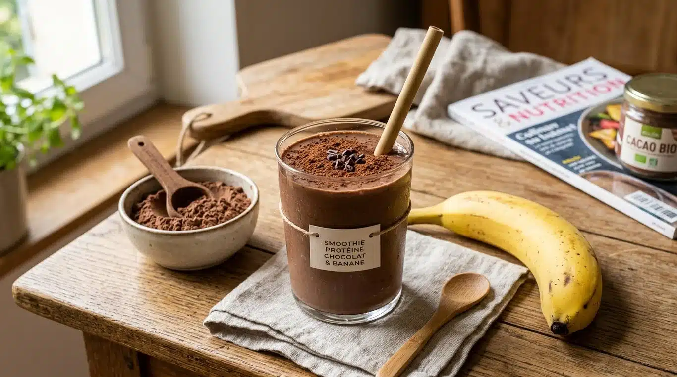 Smoothie protéiné à la Whey Gold Standard