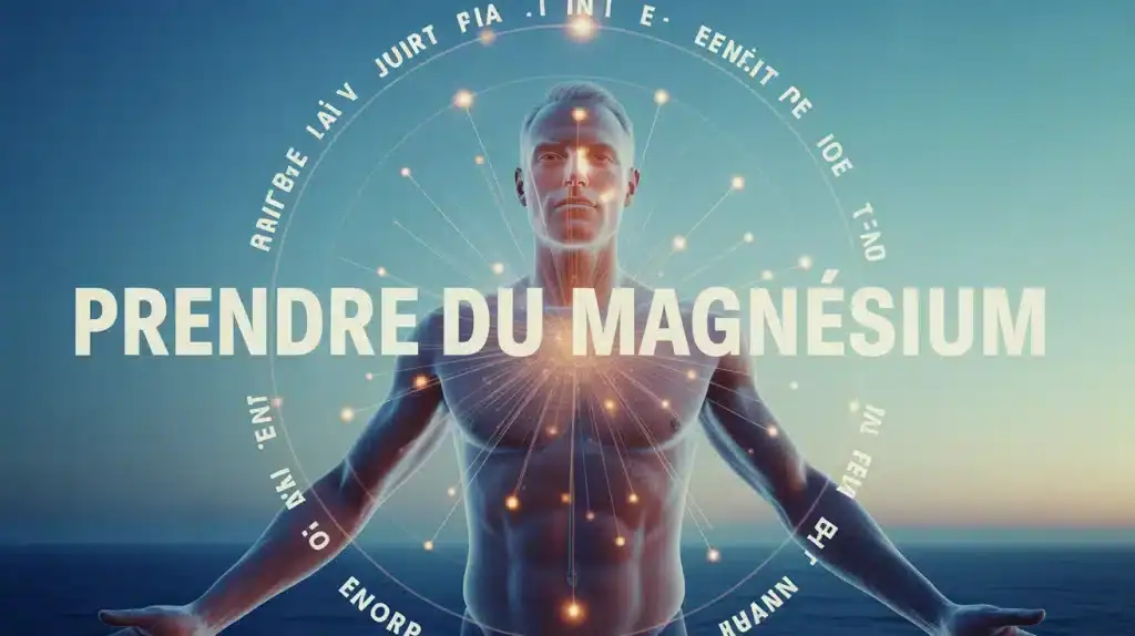 Illustration numérique magnésium corps humain
