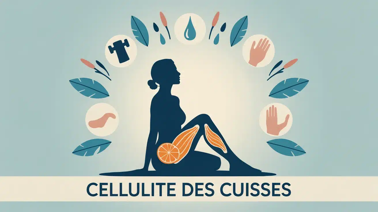perdre cellulite des cuisses femme illustration