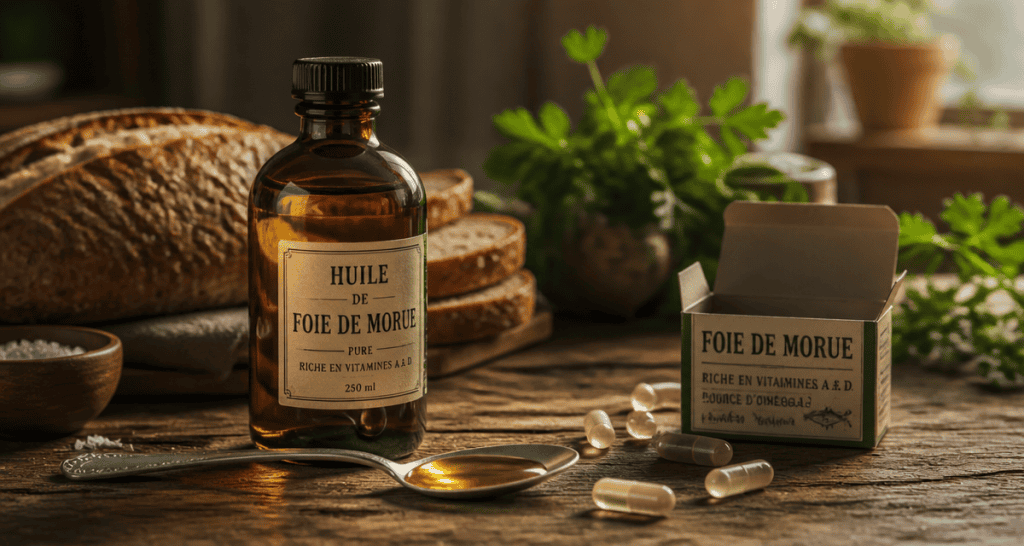 l huile de foie de morue flacon capsules bienfaits