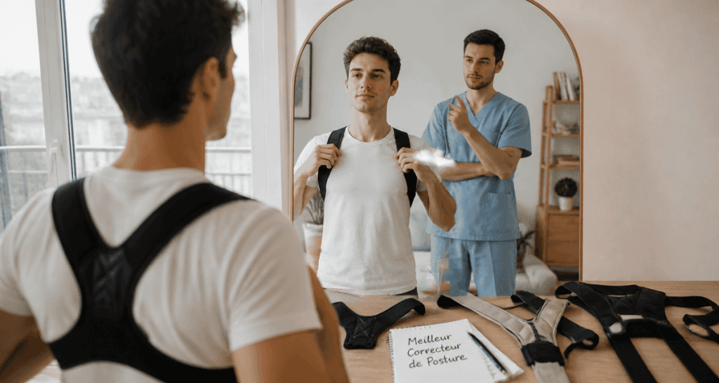 meilleur correcteur de posture utilisé avec kinésithérapeute