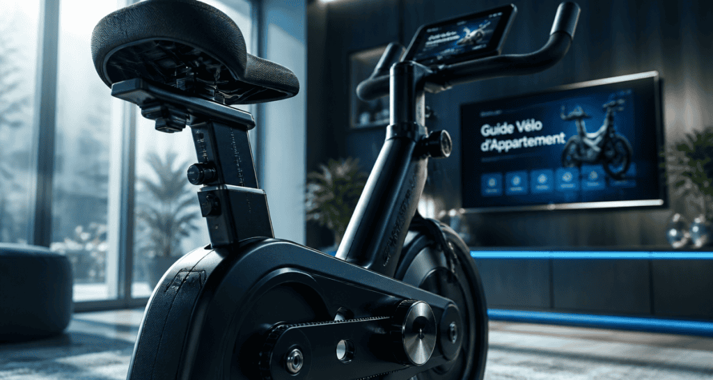 Quel vélo d’appartement choisir ? 6 kg d’inertie pour un pédalage fluide et sans à-coups
