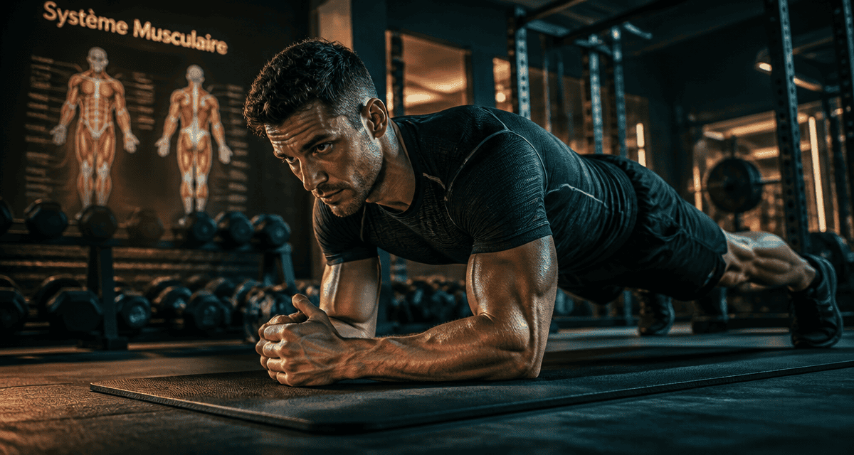 muscle du corps sport athlète gainage