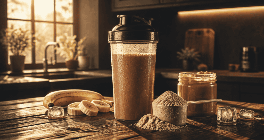 optimum nutrition whey nutrition shaker smoothie