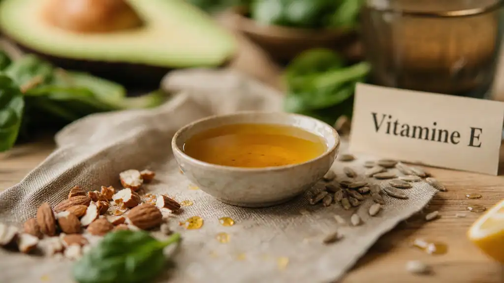 A quoi sert la vitamine E : huile de germe de blé, peau et cellules