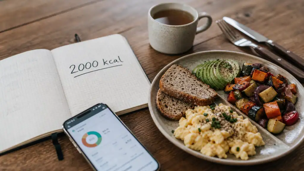 2000 calories par jour : un menu concret, des portions réalistes et les pièges à éviter