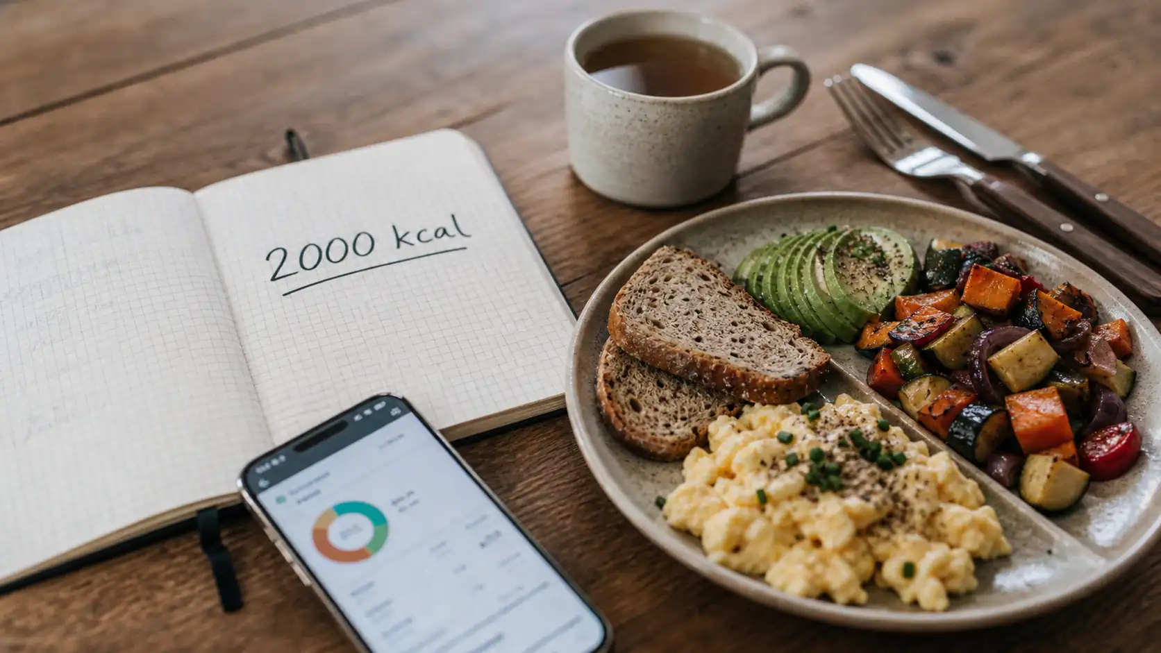 2000 calories par jour : menu et portions réalistes