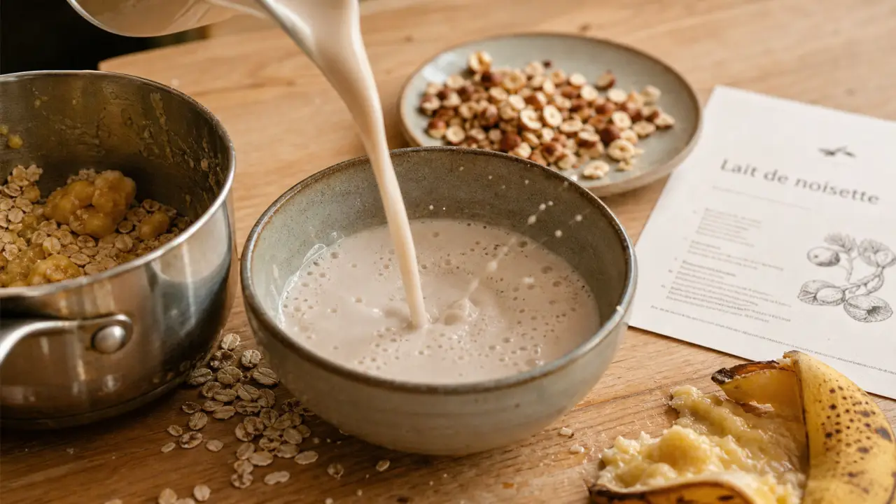 Bienfait du lait de noisette pour la digestion et les bonnes graisses