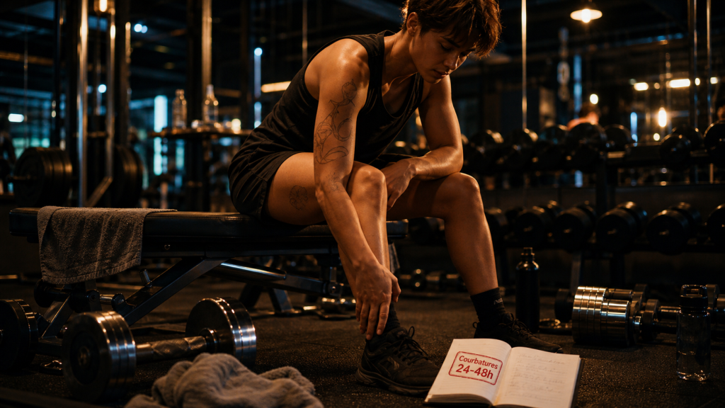 Courbatures après musculation : bon signe, mais pas toujours un repère fiable