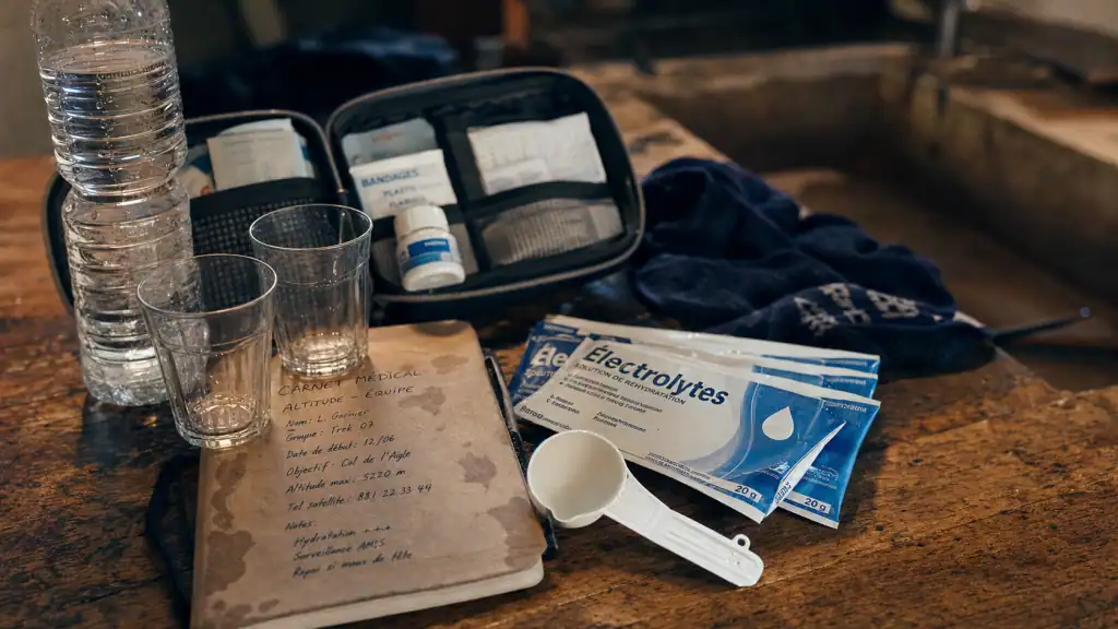 electrolytes c est quoi : solution de réhydratation et trousse médicale