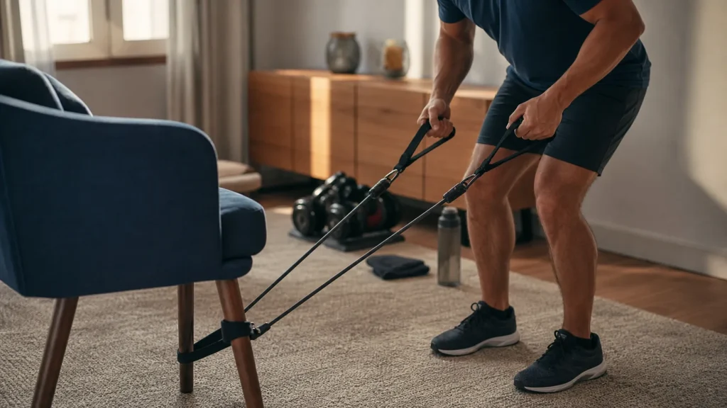 3 séries de 12 avec un élastique : les bons réflexes pour travailler tout le corps