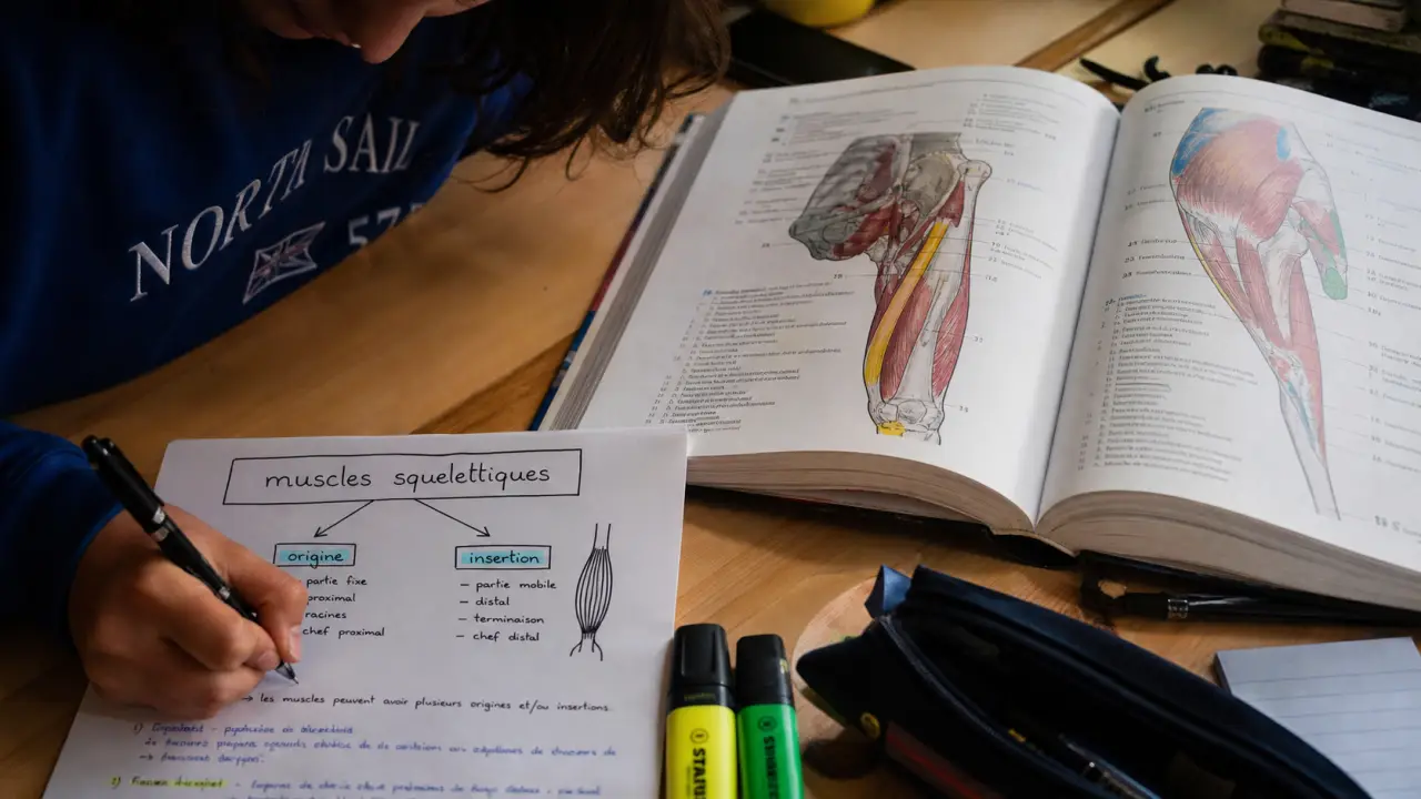 Les muscles du corps humain pdf : atlas et schémas des muscles sur table de révision