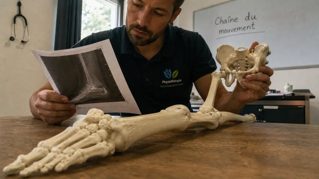 Du bassin au pied : os, articulations et muscles du membre inférieur