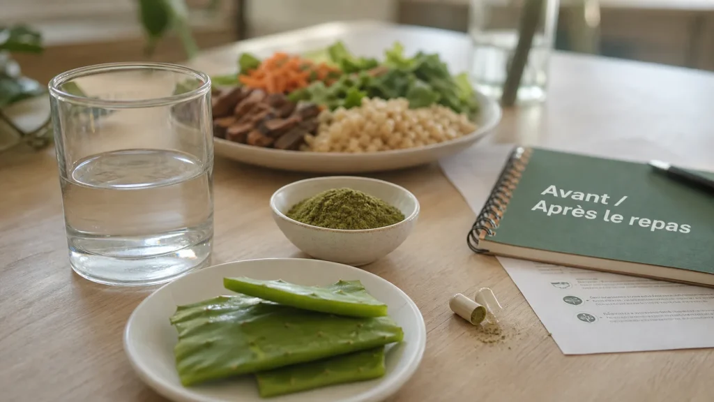 Nopal avant ou après le repas ? Satiété, graisses, glycémie : le bon timing selon l’objectif