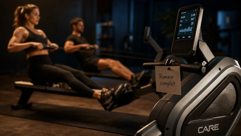 Rameur, vélo elliptique ou homegym : quel appareil fait vraiment travailler tout le corps ?