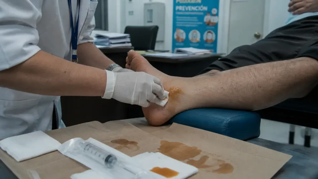 Infiltration de la cheville : arrêt de travail, reprise rapide ou adaptation du poste ?