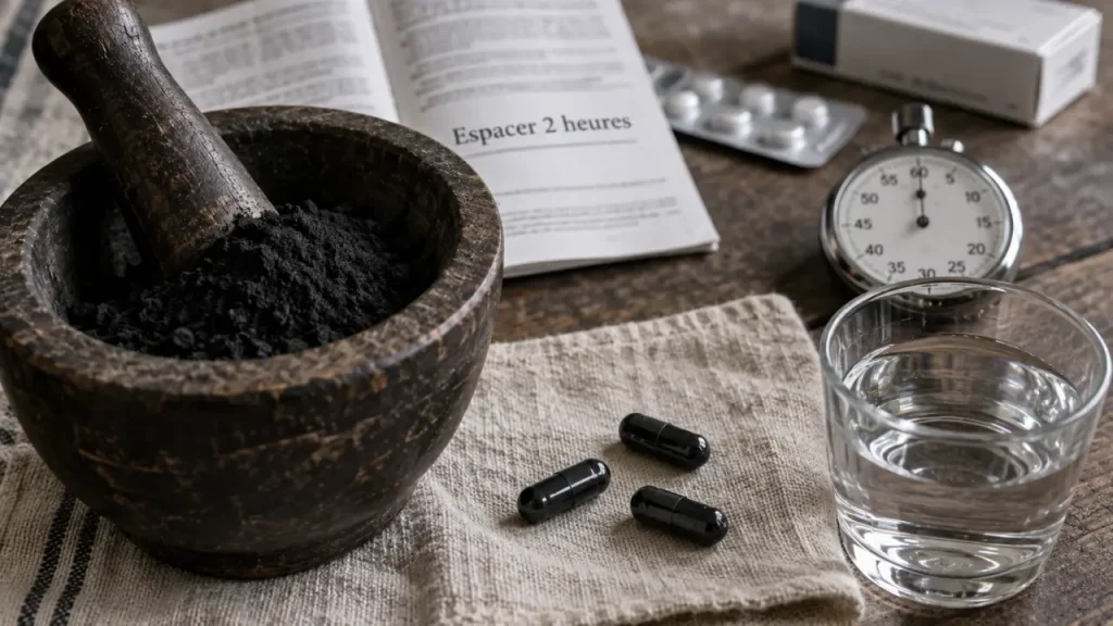 Charbon actif : des bienfaits digestifs ponctuels, mais une vraie vigilance avec les médicaments
