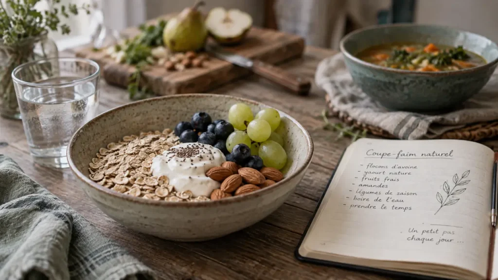 Coupe-faim naturel : fibres, protéines et satiété, que choisir contre les fringales ?