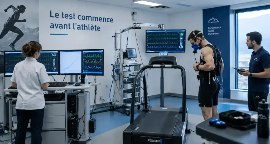 Dans un laboratoire du sport, le test commence bien avant l’athlète
