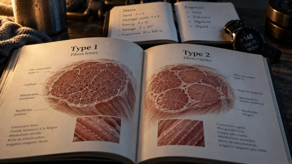 Fibres musculaires de type 1 et 2 : endurance, force ou explosivité ?