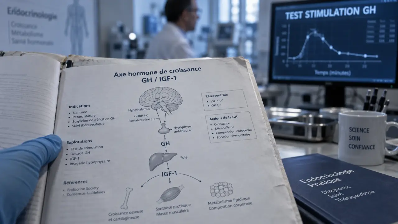 Déficit en hormone de croissance chez l adulte : diagnostic et IGF-1