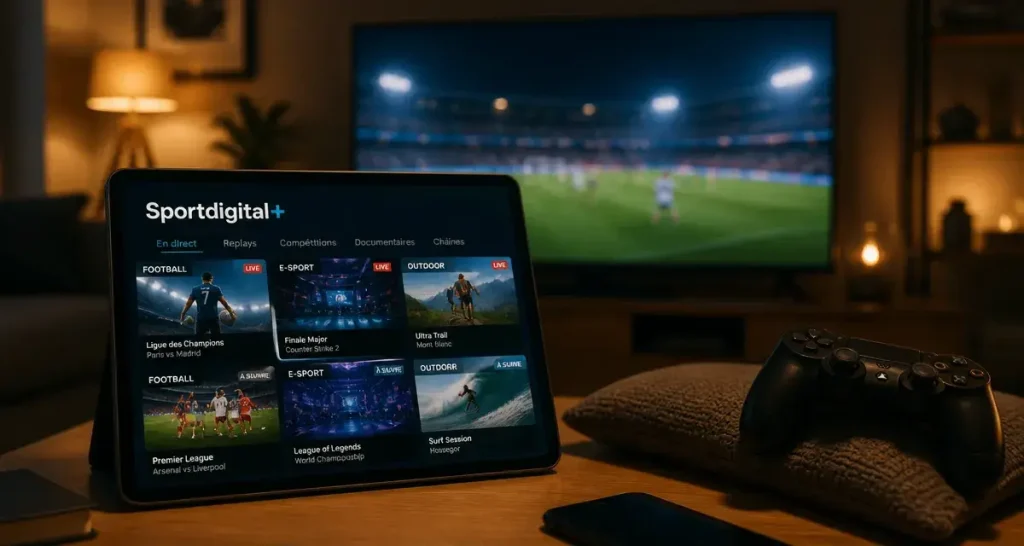 Sportdigital regroupe six chaînes et plus de 3 000 matchs en direct par an