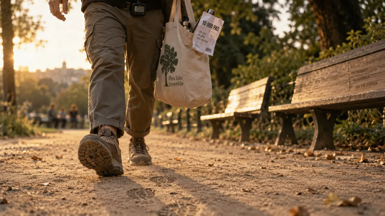 10000 pas en calories : marche et podomètre